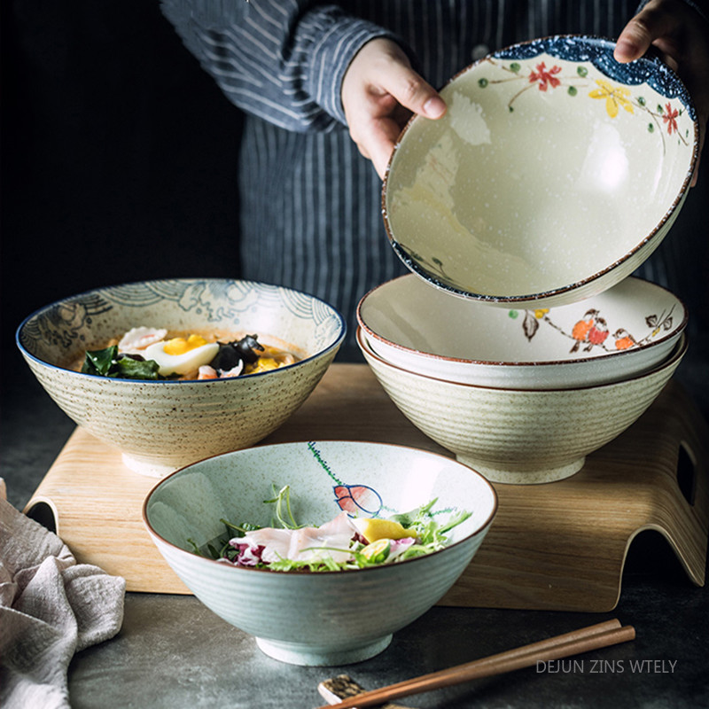Dim Sum Basket - 8-calowa ceramiczna miska na makaron Japońska