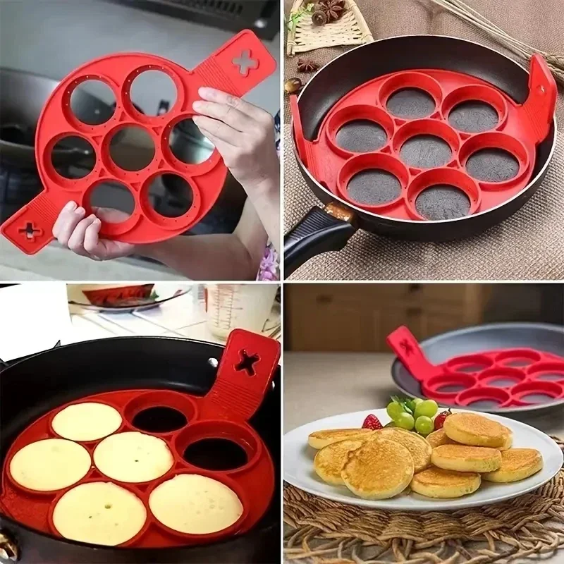 Silikonowa okrągła patelnia z  – Egg Waffle Pan recenzja i cena